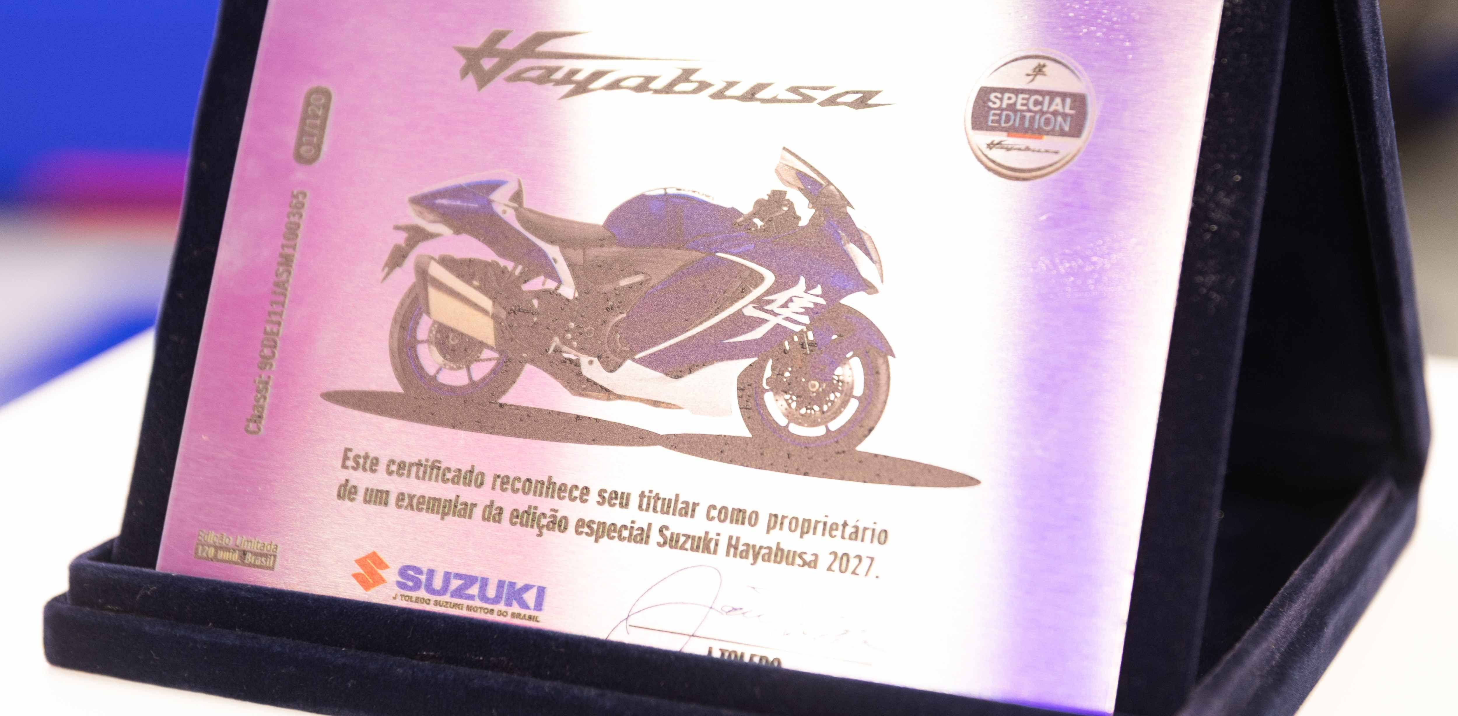 FESTIVAL INTERLAGOS: Hayabusa ganha edição especial limitada  a 120 unidades no Brasil